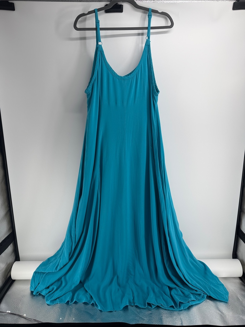 torrid Teal Maxi Slip Dress